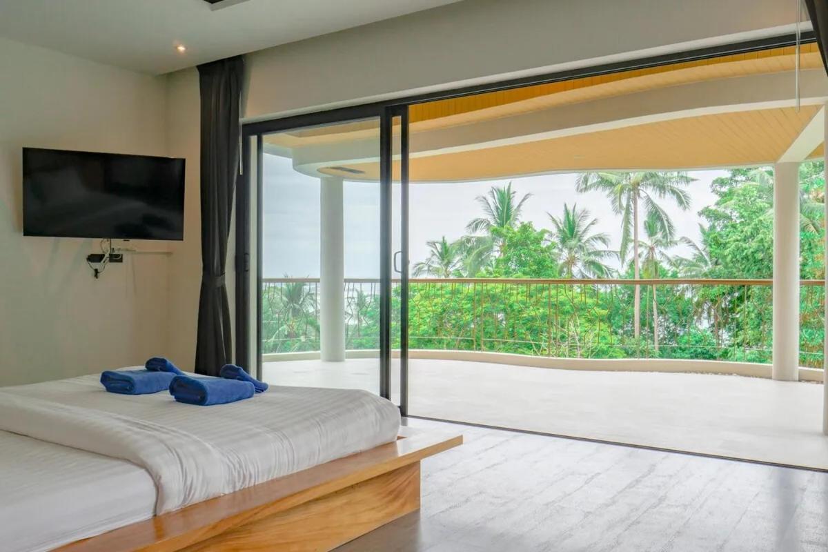 Villa Oikos 2Br - Private Infinity Pool & Seaview Чавенг Экстерьер фото